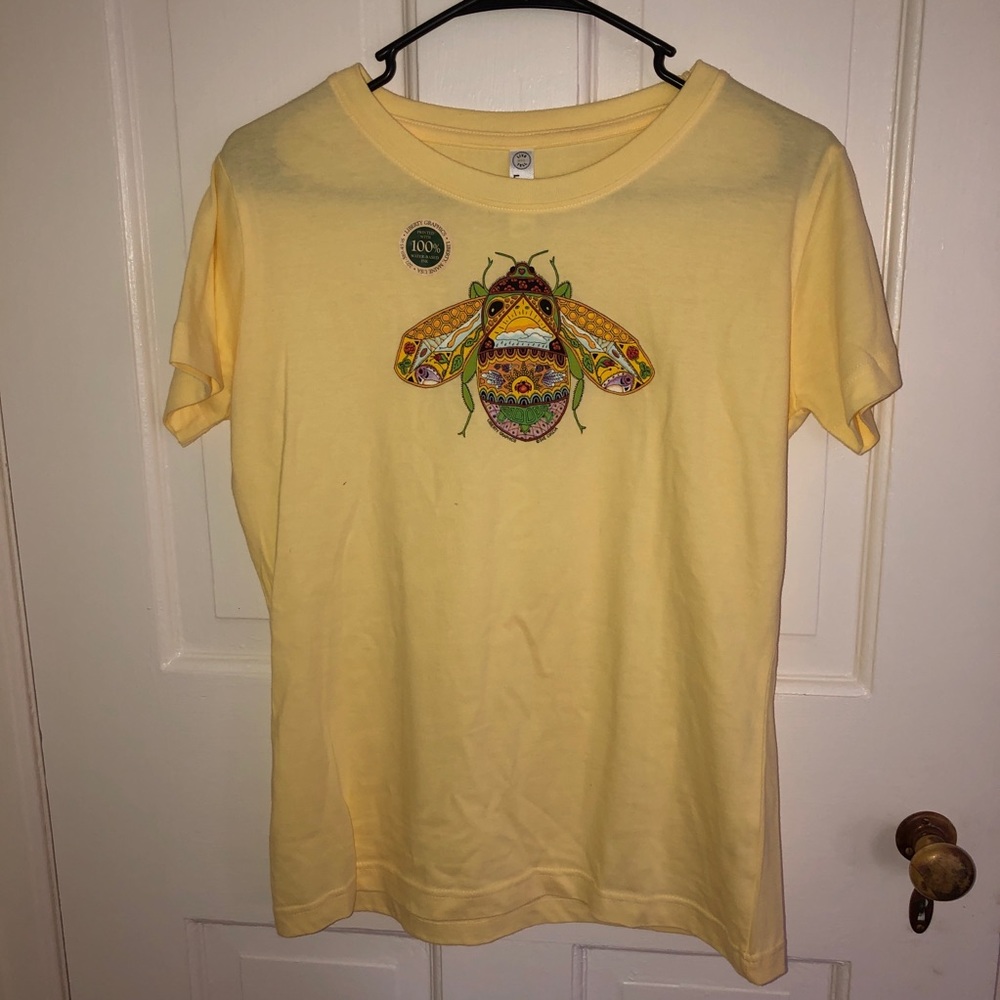 yellow beetle t shirt